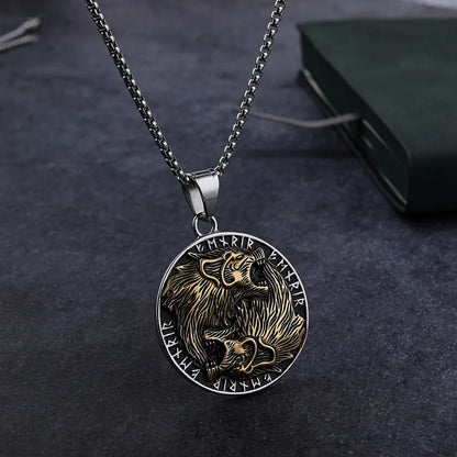 Viking Wolves Pendant