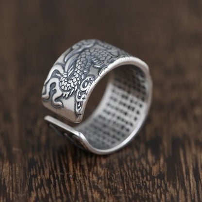Dragon Silver Ring
