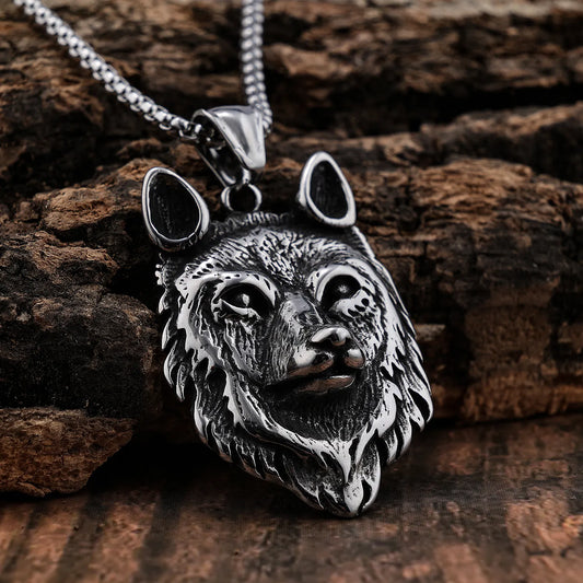 Nordic Wolf Pendant