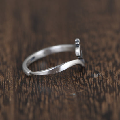 Retro Matte Opening ring