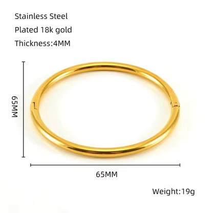Bamboo Shape Bangle Bracelet