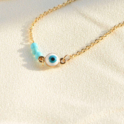 Beaded Baby Eye Charm Bracelet