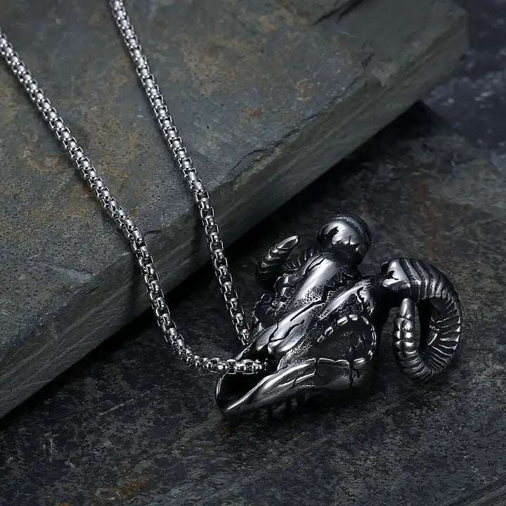 Satan Goat Head Necklace