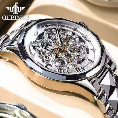 Silver Tourbillon Watch