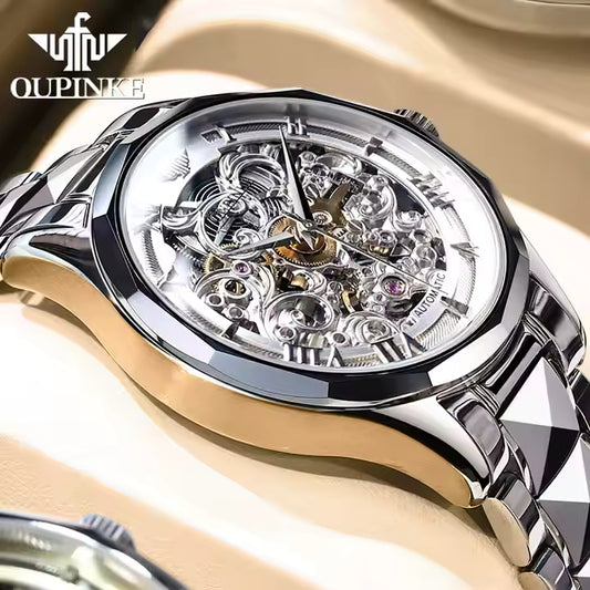 Silver Tourbillon Watch