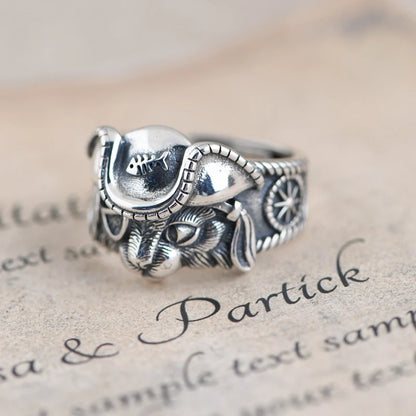 Retro Cat Ring