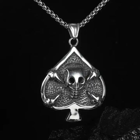 Skull Spade Pendant