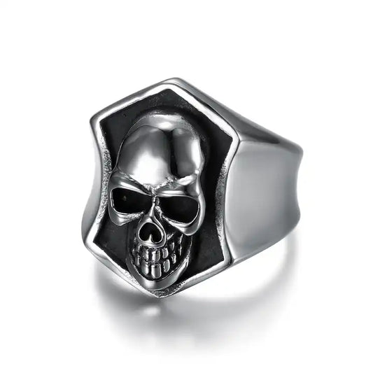 Silver Skull Ring