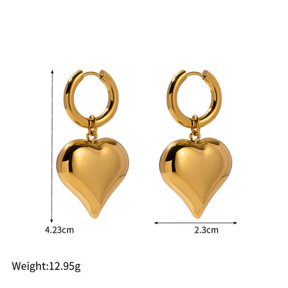 Heart Smooth Earrings