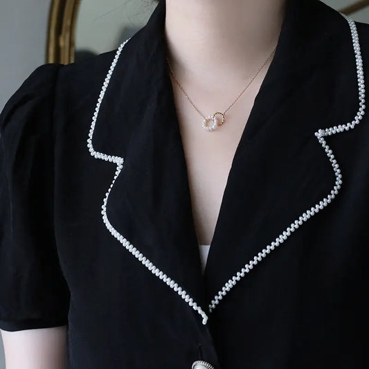 Pearl Circle Necklace