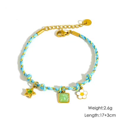 Colorful Braided Rope Bracelet