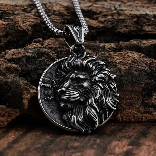 Stainless Steel Lion Pendant