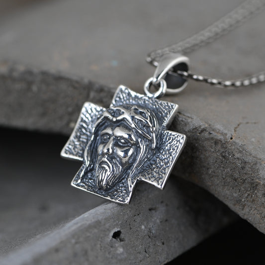 Cross Portrait Necklace