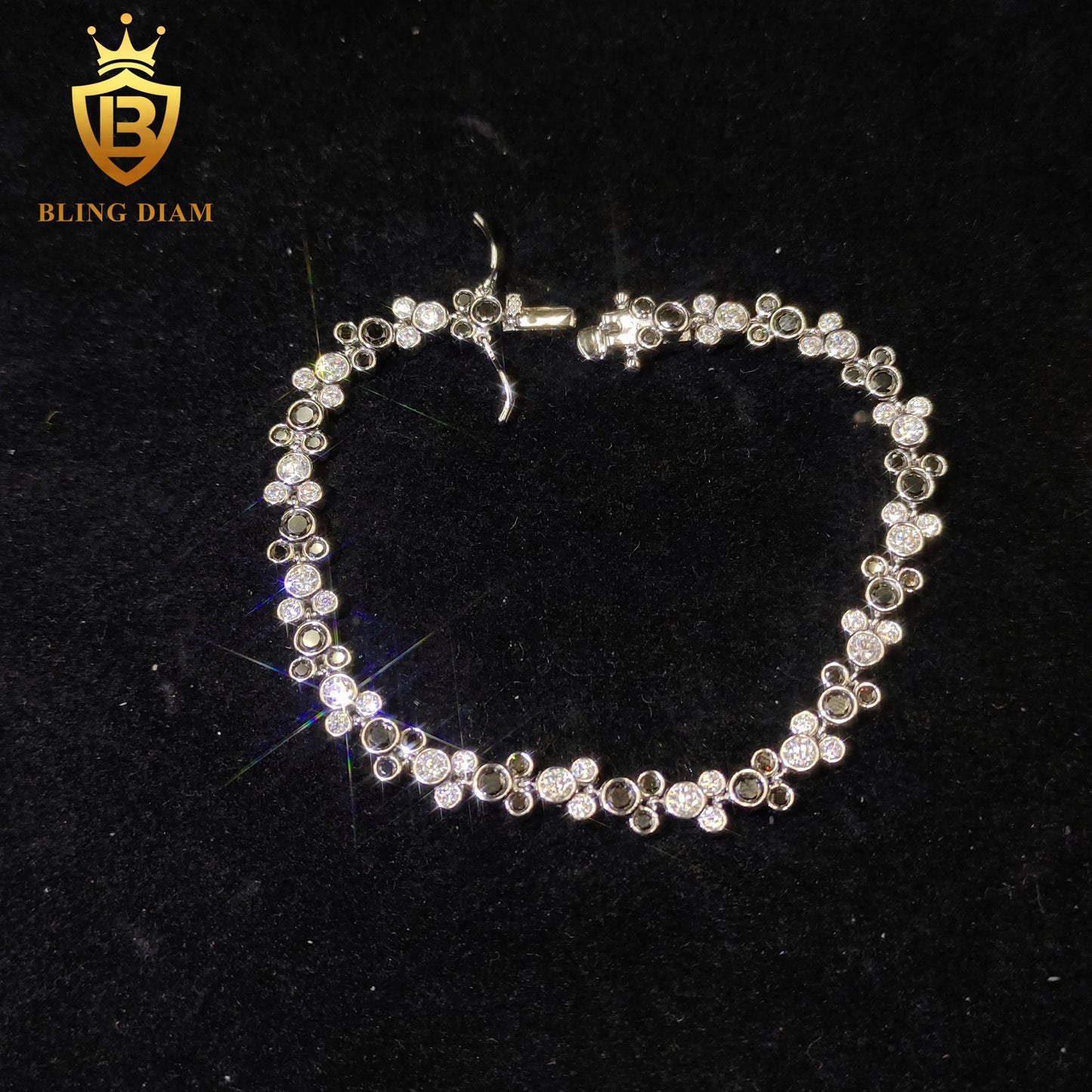 Mickey Mouse Moissanite Bracelet