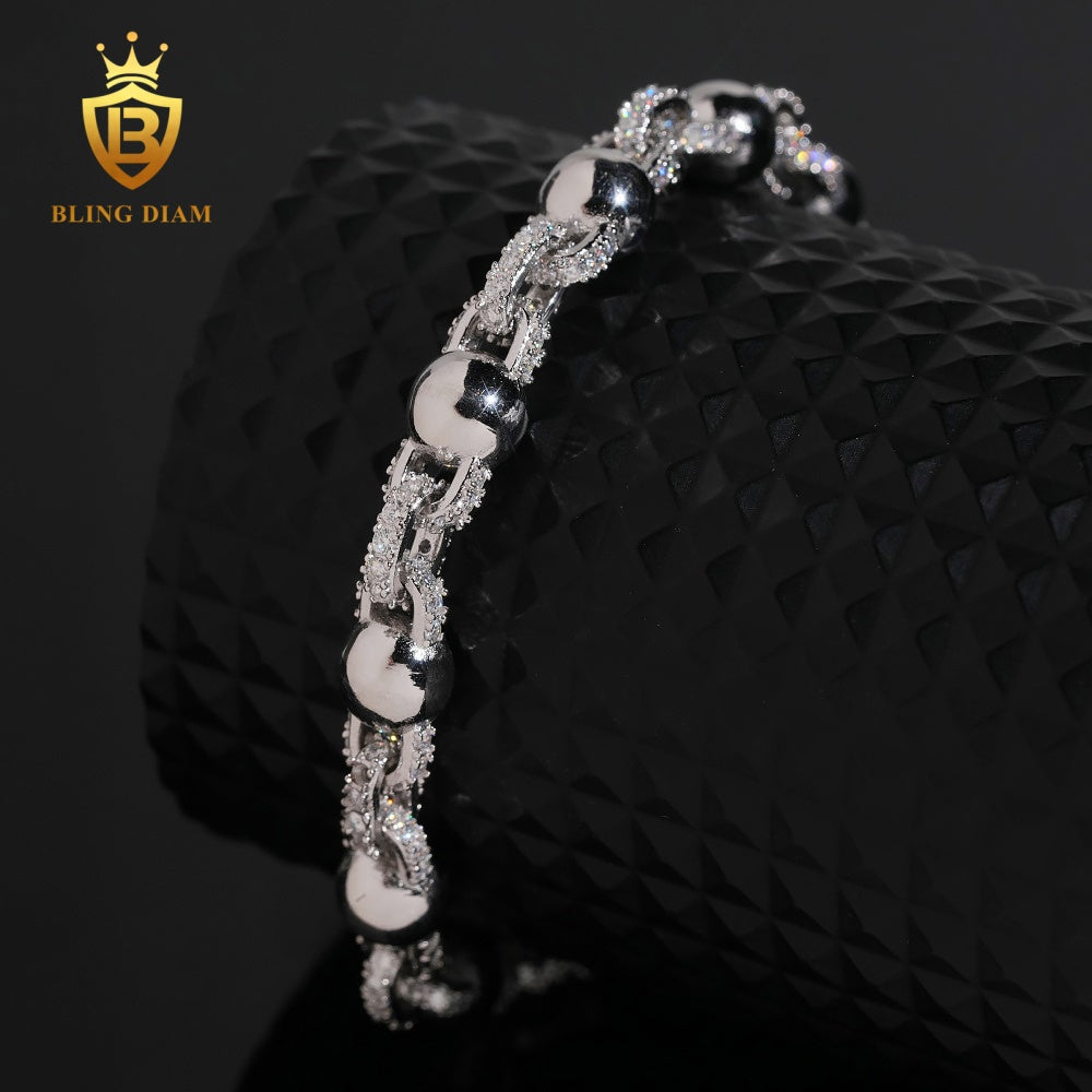 Cuban Link Moissanite Bracelet
