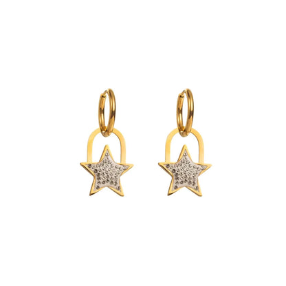 Geometric Pendant Earrings