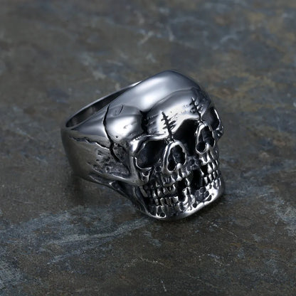 Silver Skull Ring