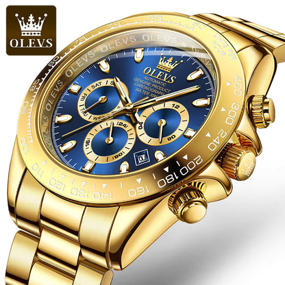 Gold Green Watch