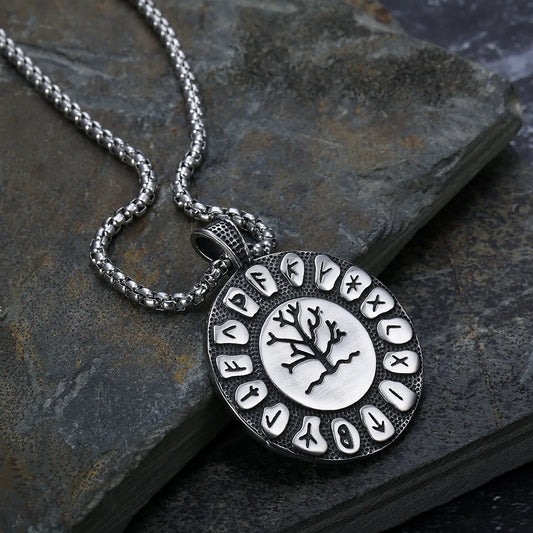 Runic Yggdrasil Pendant
