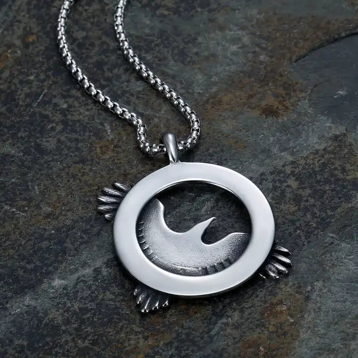 Silver Eagle Necklace