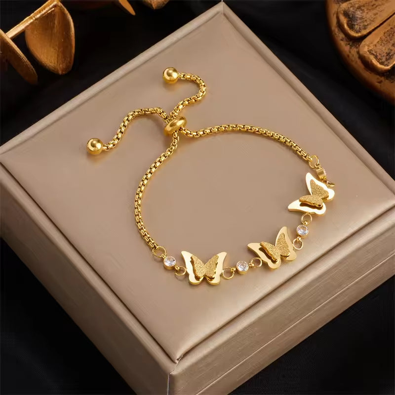 Multi Butterfly Charms Bracelets
