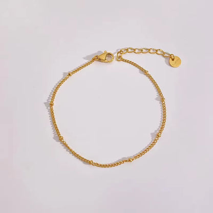 Flat Snake Chain Herringbone Bracelet
