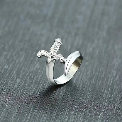 Silver Dagger Ring