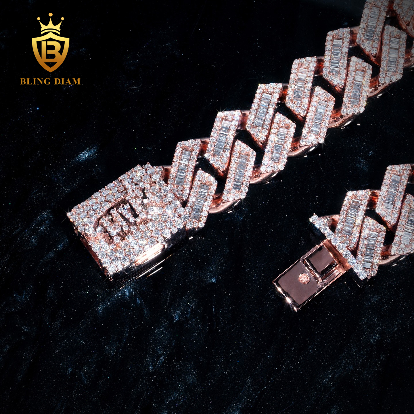 Rose Gold Cuban Link Bracelet