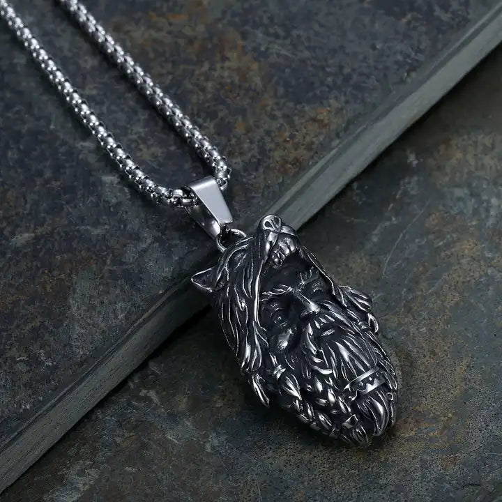Odin Wolf Pendant