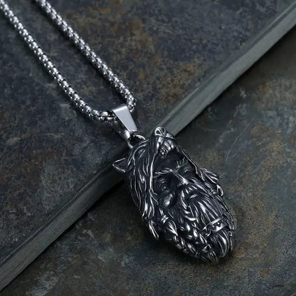 Odin Wolf Pendant