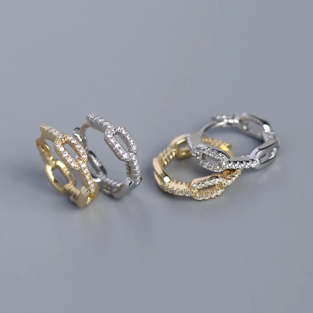 Open Link Chain Finger Ring