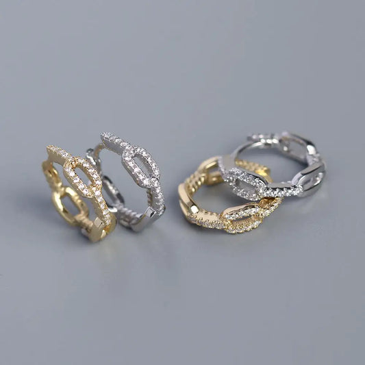 Open Link Chain Finger Ring