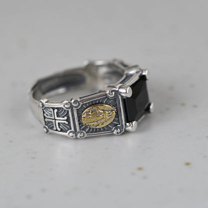 Black Zircon Ring