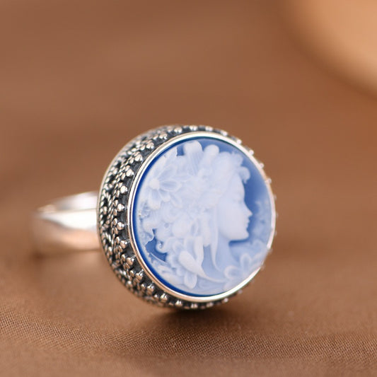 Goddess Head Ring