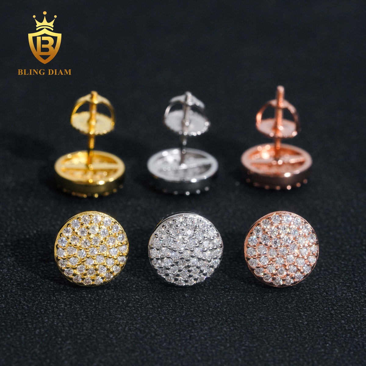 Moissanite Stud Earrings