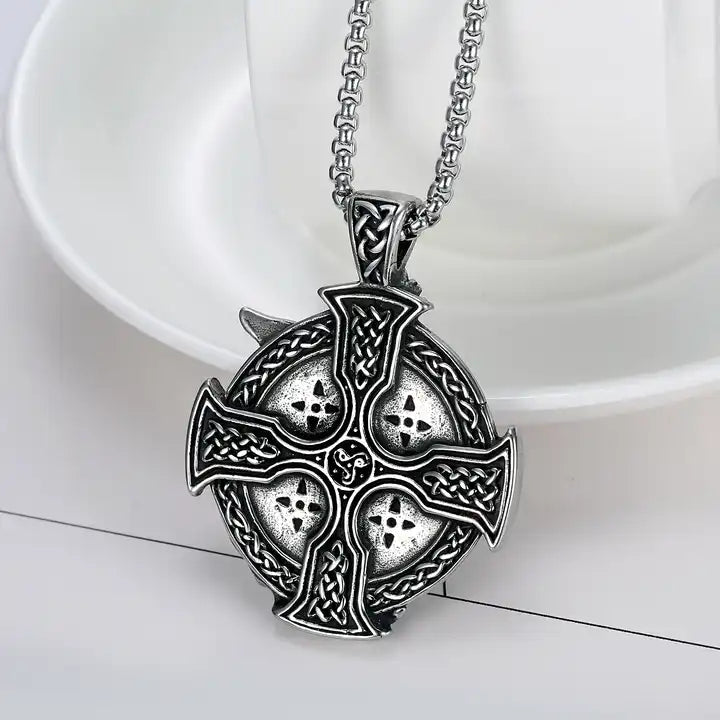 Viking Cross Necklace