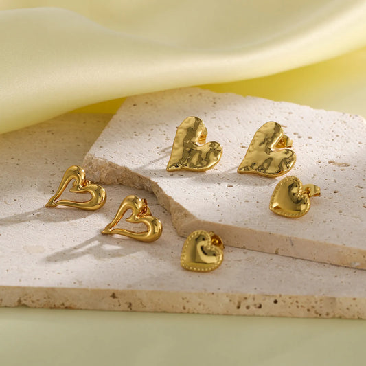 Irregular Heart Fashion Earrings