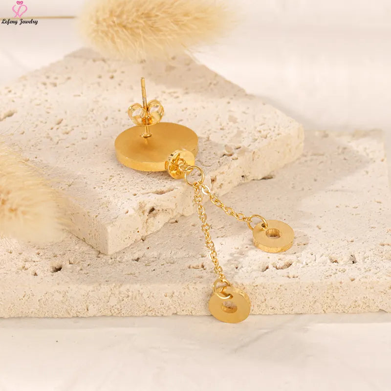 Zircon Charm Earrings
