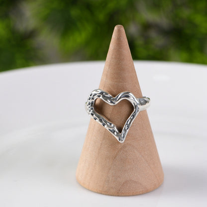 Hammer Heart Ring