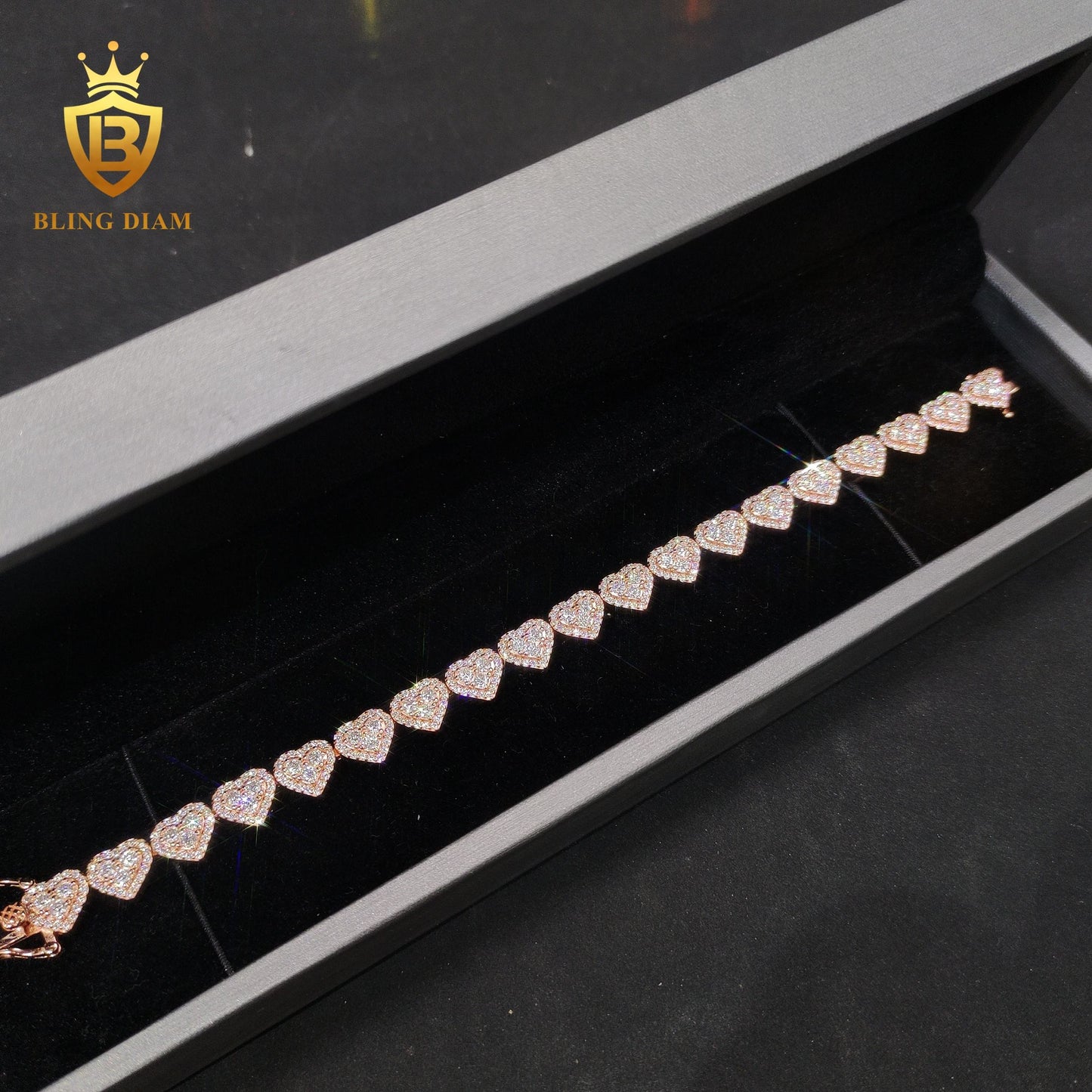 Iced Out Cuban Link Bracelet