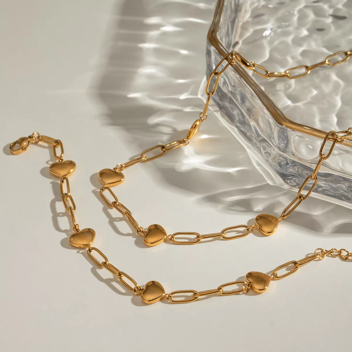 Love Heart Charm Bracelet