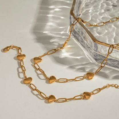 Love Heart Charm Bracelet