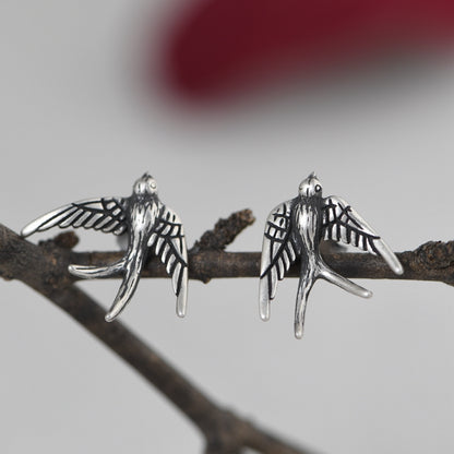 Swallow Stud Earrings