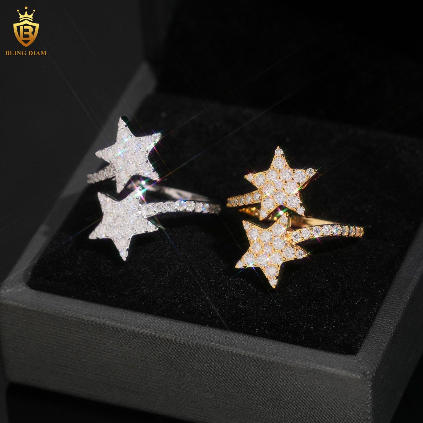Moissanite ring