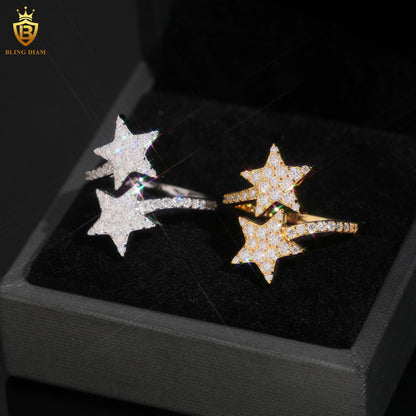 Moissanite ring
