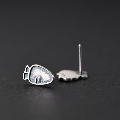 Rabbit Carrot Earrings