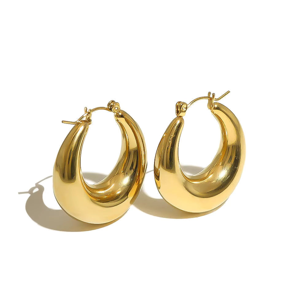 Hoops Geometric Earrings