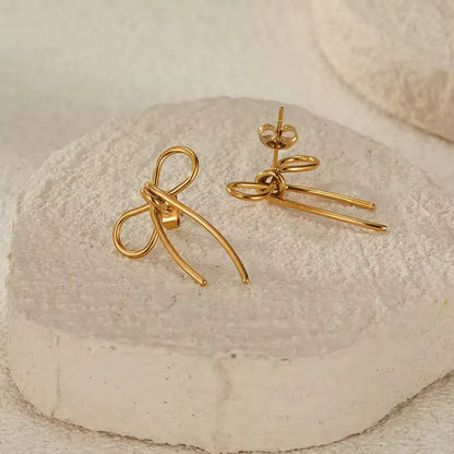 Bow Knot Stud Earrings