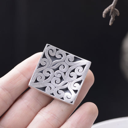 Cross Number Shape Earrings