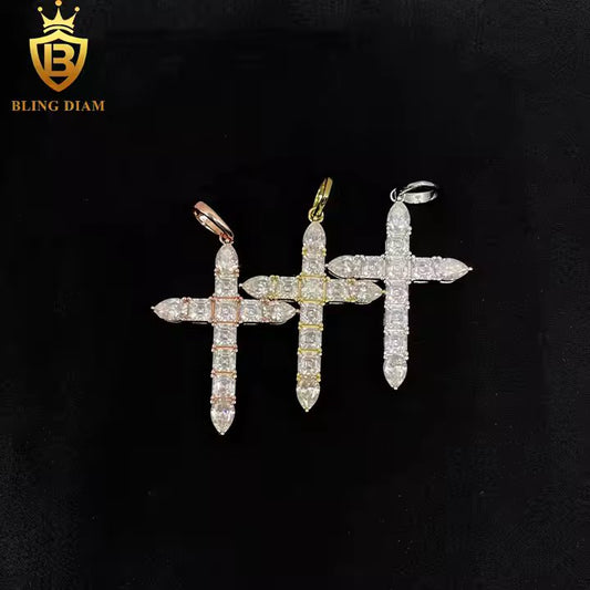 Asscher Cross Necklace